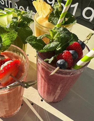 Shakes and smoothies at South Street Pantry Cafe in Bishop's Stortford