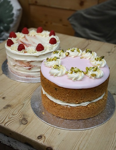 delicious cakes at best cafe in hertfordshire